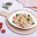 Gnocchi Scampi salmon e Spinaci