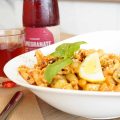 Pasta scampi piccante rosso